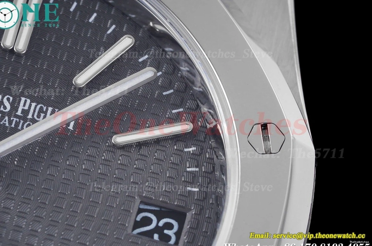 Textured A2121 Grey Dial BF 15202 39mm SS SS Oak Royal 0421